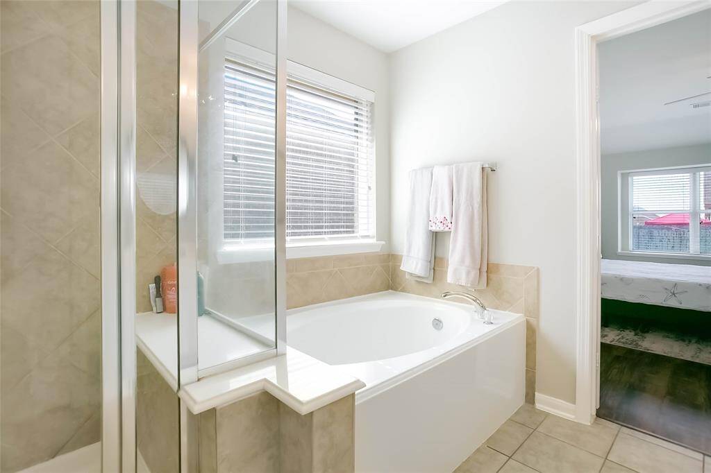 Separate shower