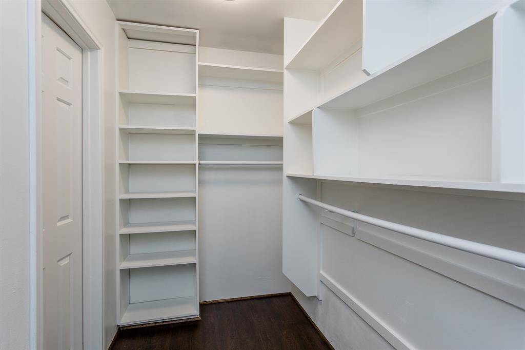 Large walk in closet