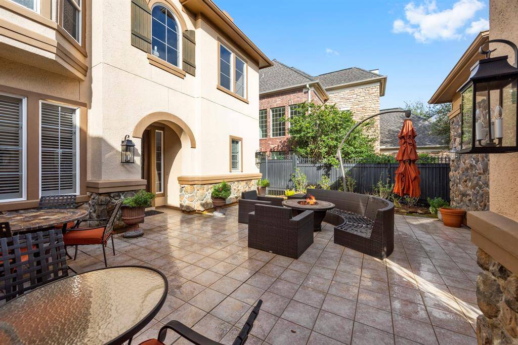 Inside the gated entry is the massive front courtyard.