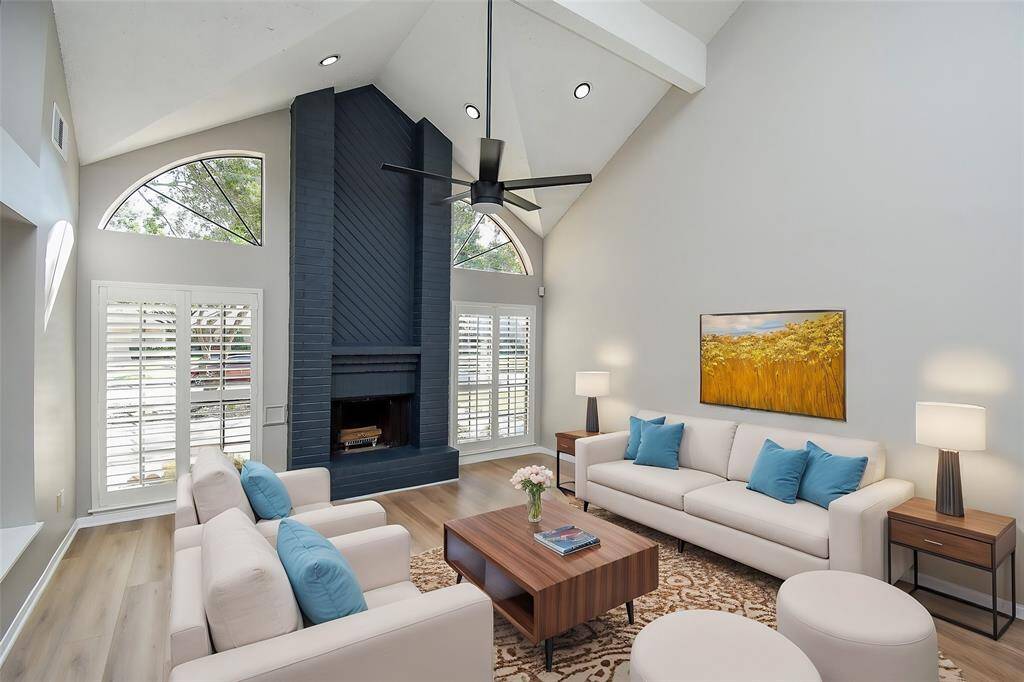 Virtually Staged.  Living Room