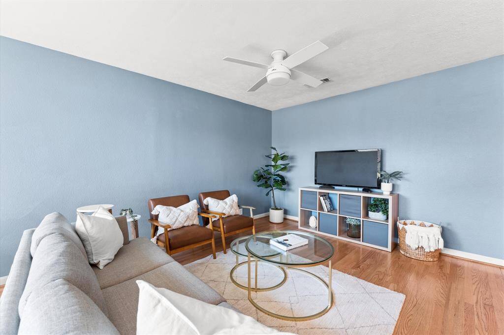 Beautiful, original hardwood floors are found throughout most of the home. Enjoy an open concept floorplan with functional, defined living spaces.