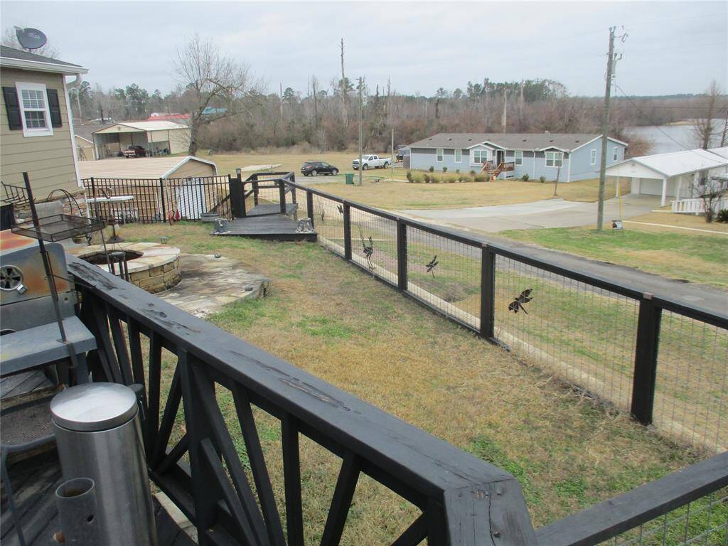 Fenced area for dog