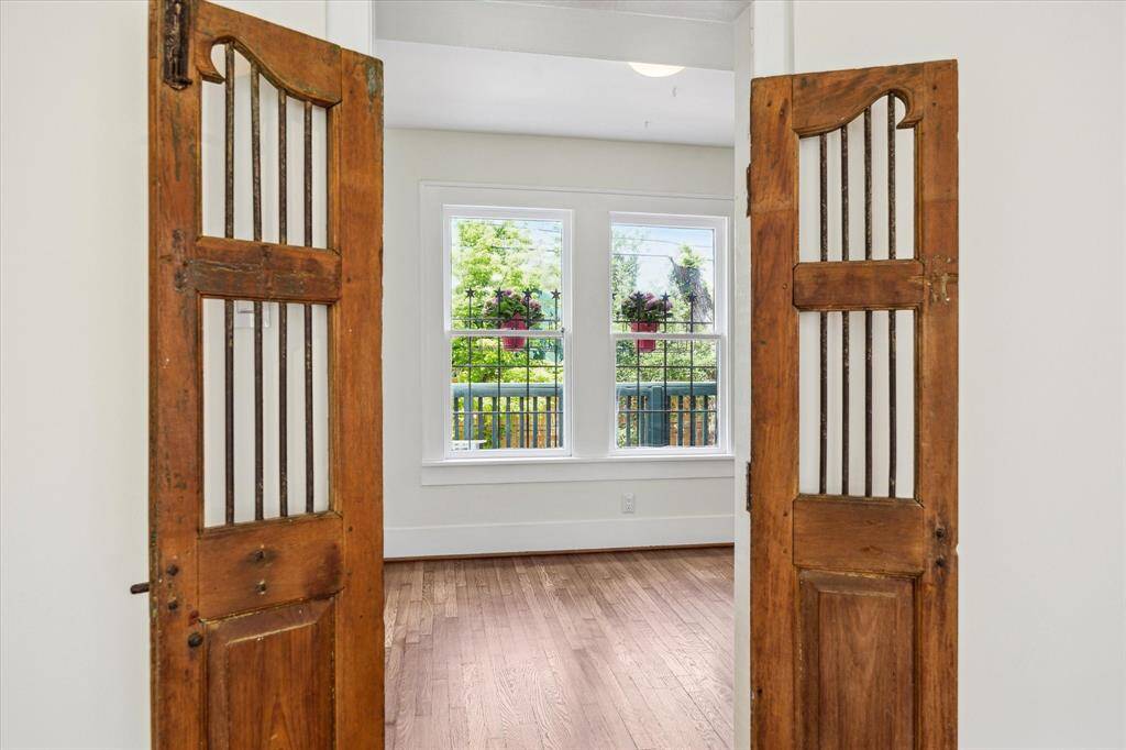View leading into the kitchen area.