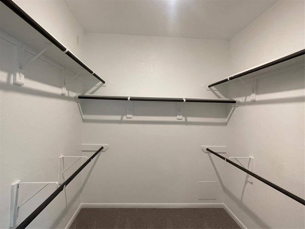 Walk-in closet in owner's suite