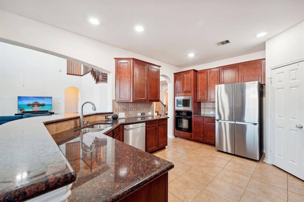 The pantry is situated to the right in this photo.