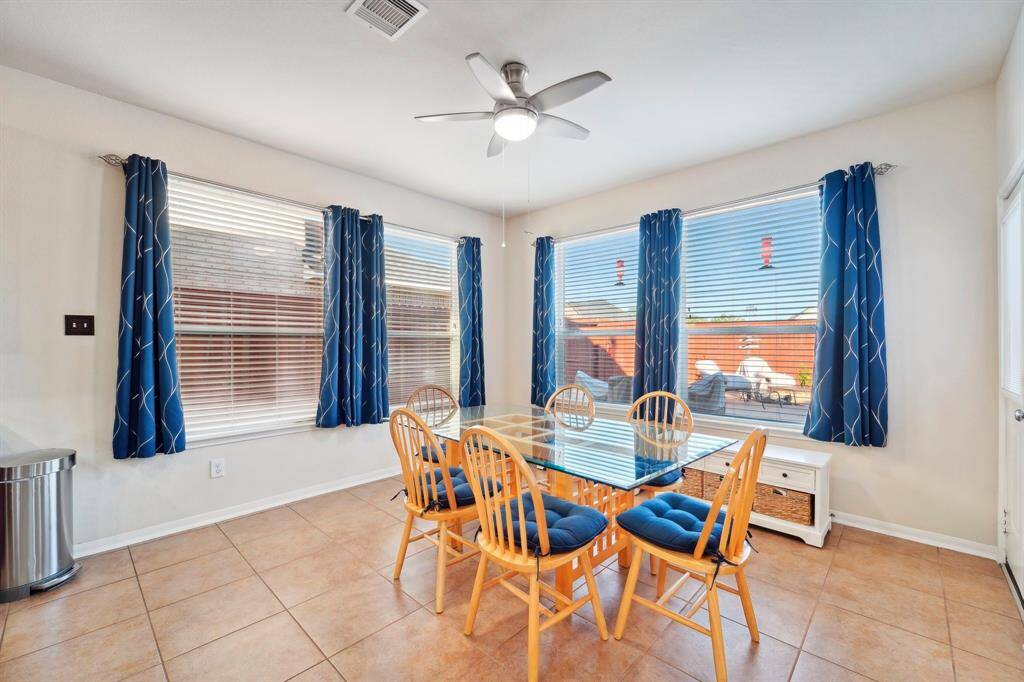 It features an abundance of natural light