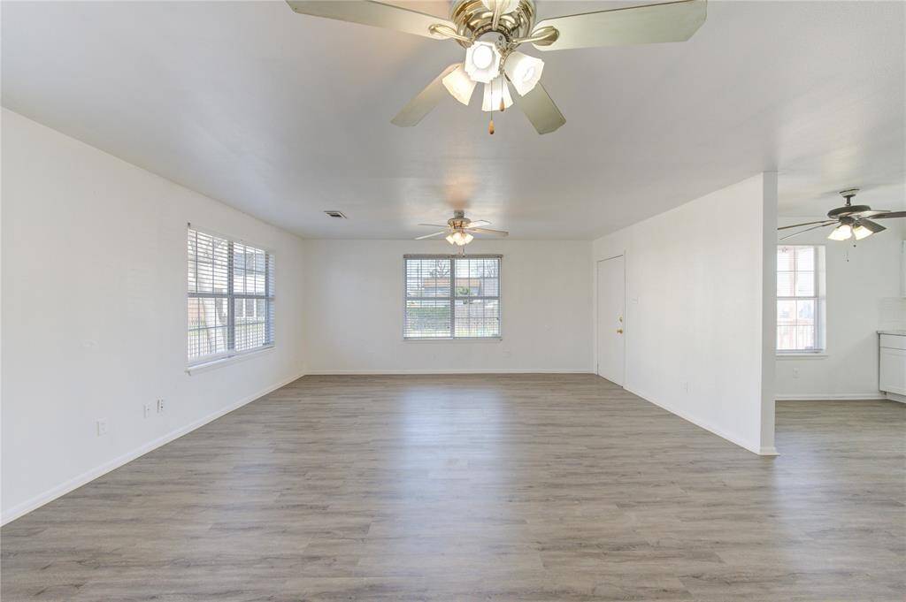 Living and dining space