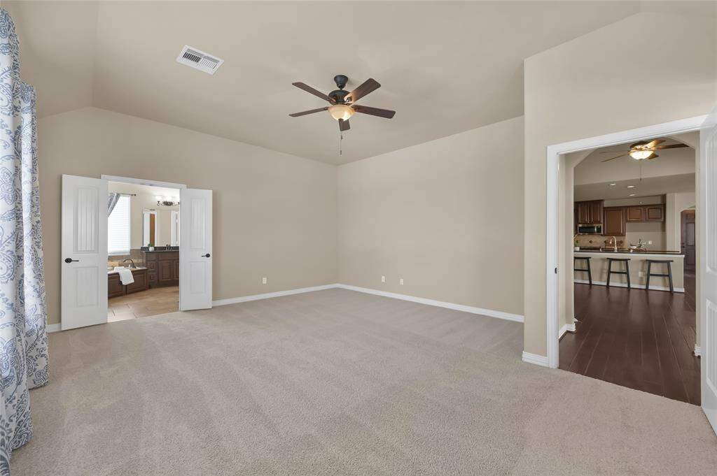 Primary bedroom is off the living room