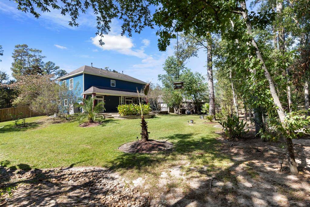 There's ample room for a garden and plenty of space for pets to run and play freely.