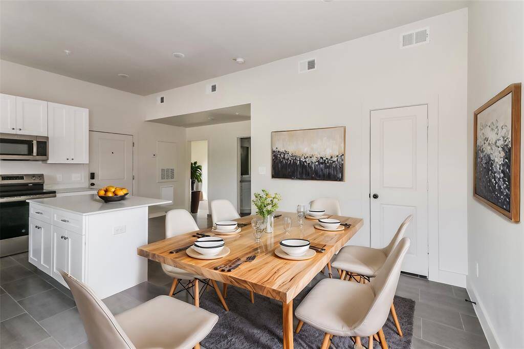 Dining concept staged