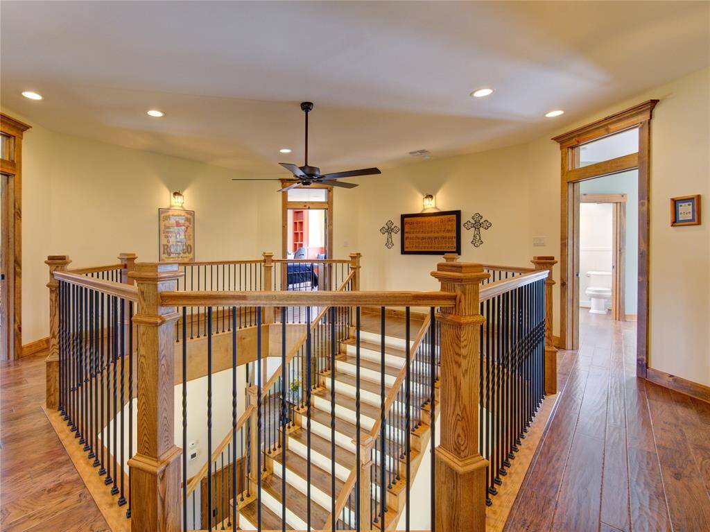 This stunning second floor features the primary bedroom and bath as well as an additional three bedrooms - all with en suite bathrooms.