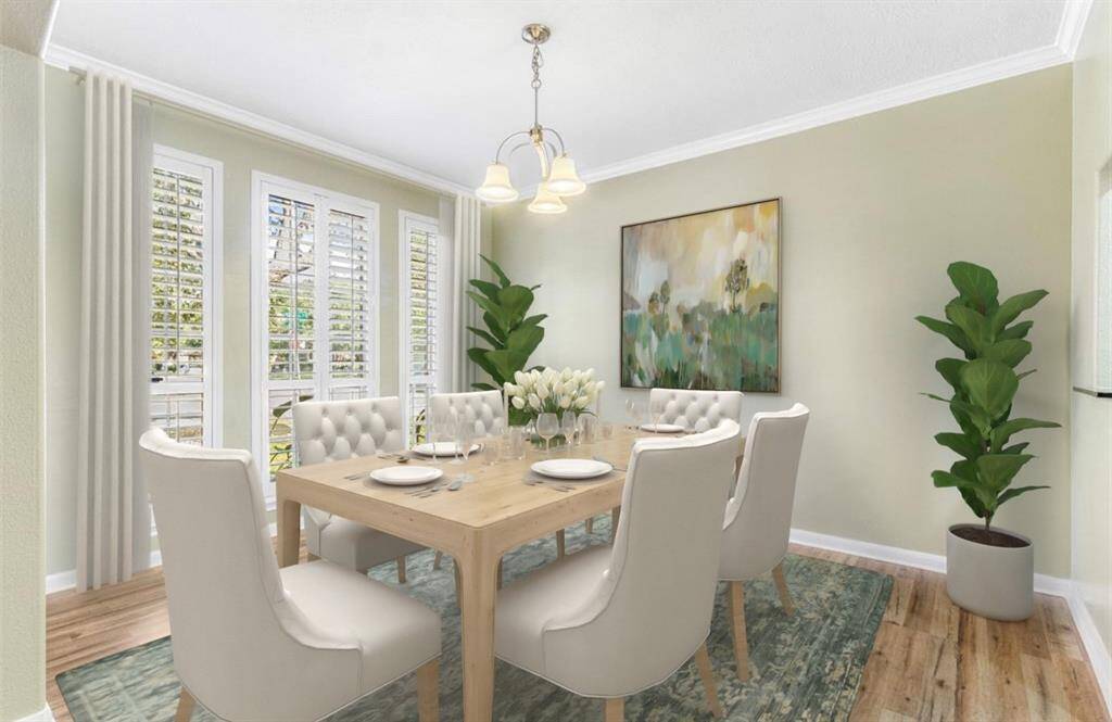 virtually staged- Dinning room