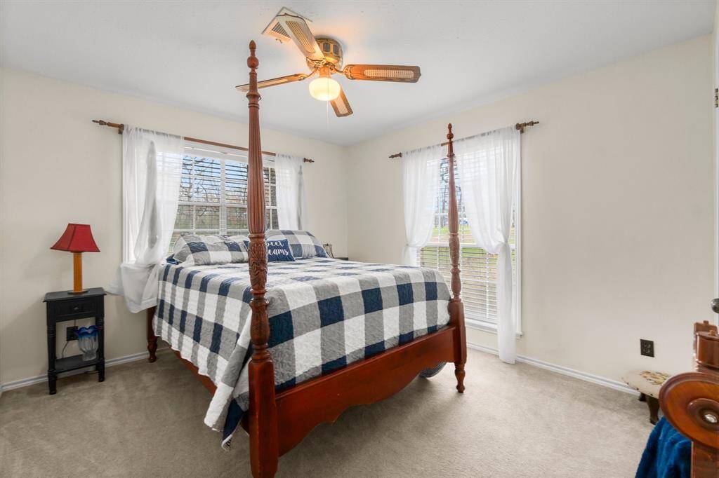 Spacious 2nd Bedroom with natural light.