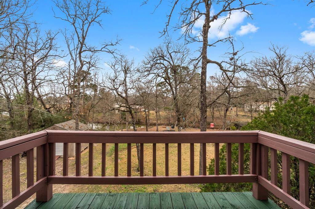 Perfect spot to enjoy sunsets from the balcony in the guest quarters.