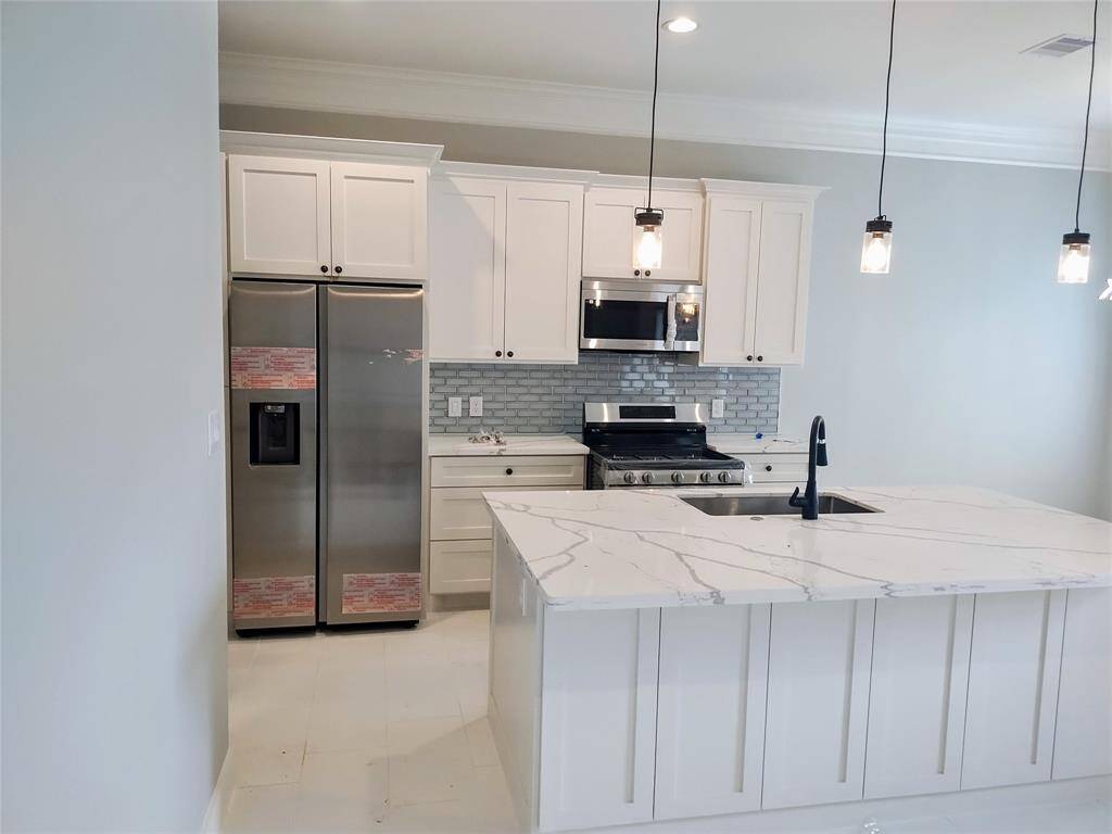 Kitchen area / Gas stove, Dish Washer and refrigerator