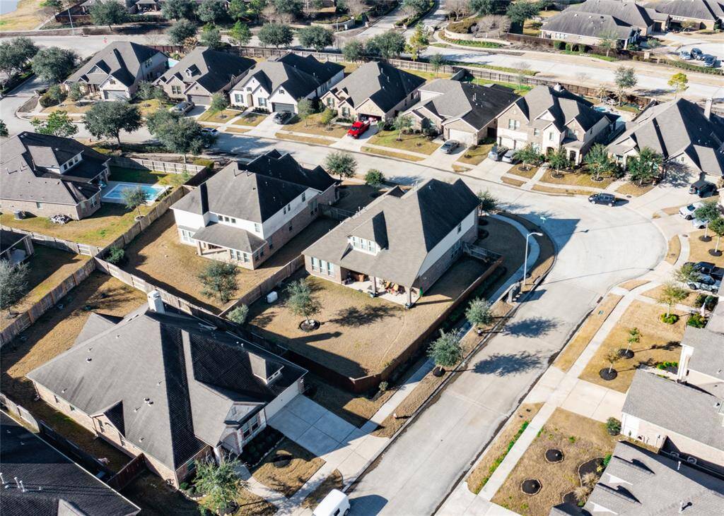 another aerial view of the area