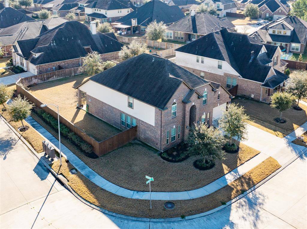 aerial view of your home oversized back yard