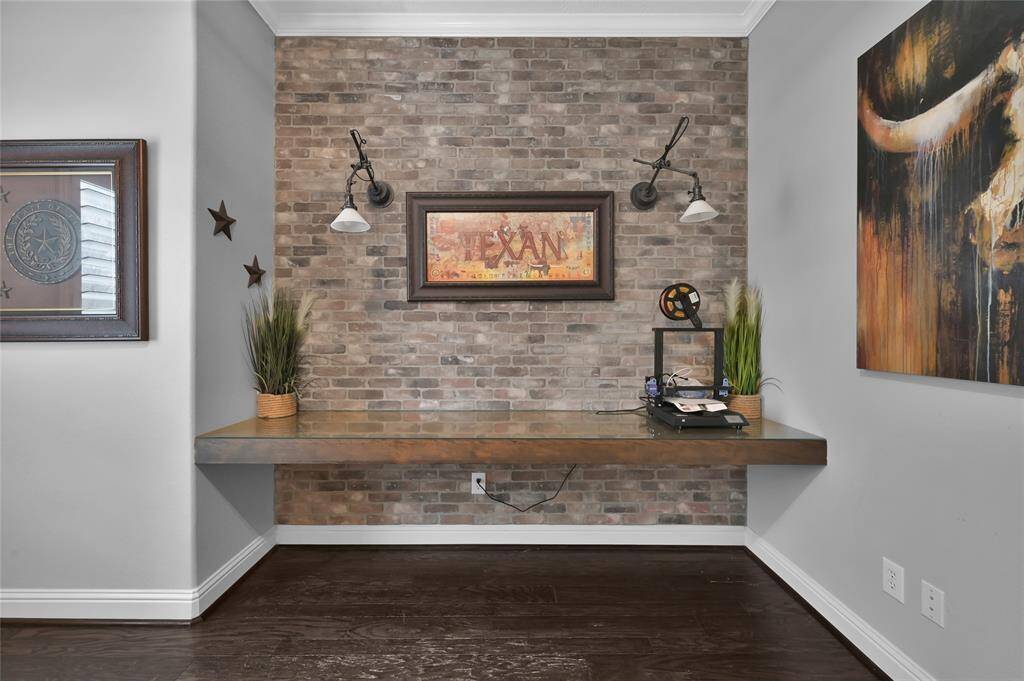 Home office to left of front door