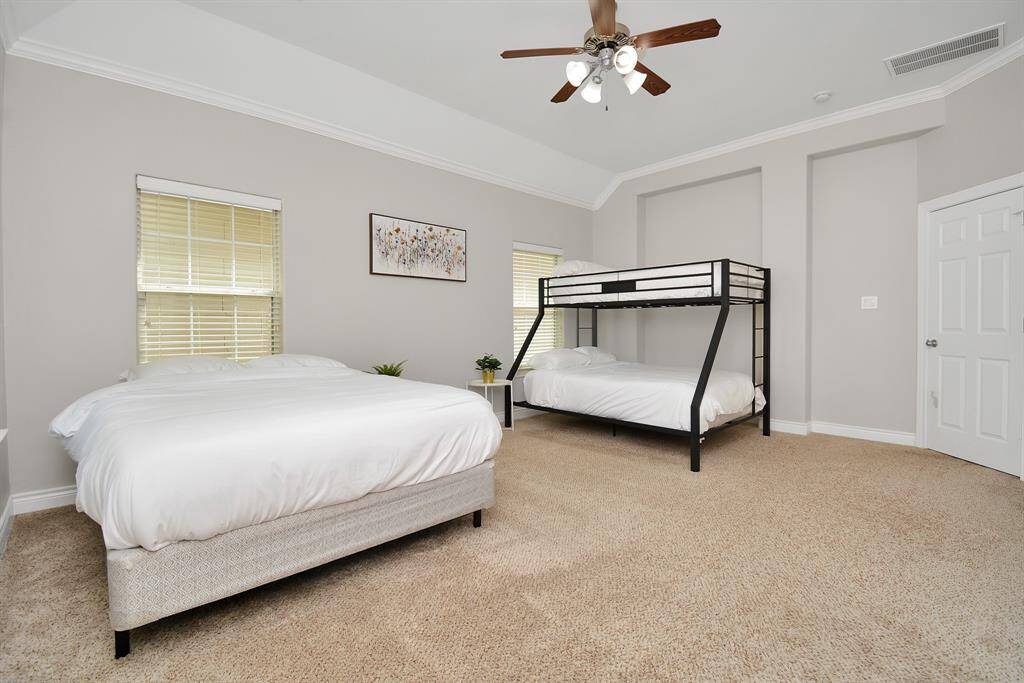 Another view of the mater bedroom. Home is current setup as a STR