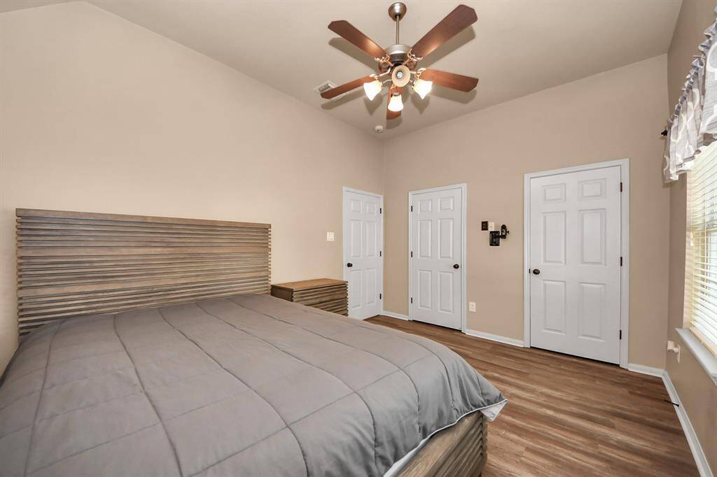 Bedroom #3 with new flooring