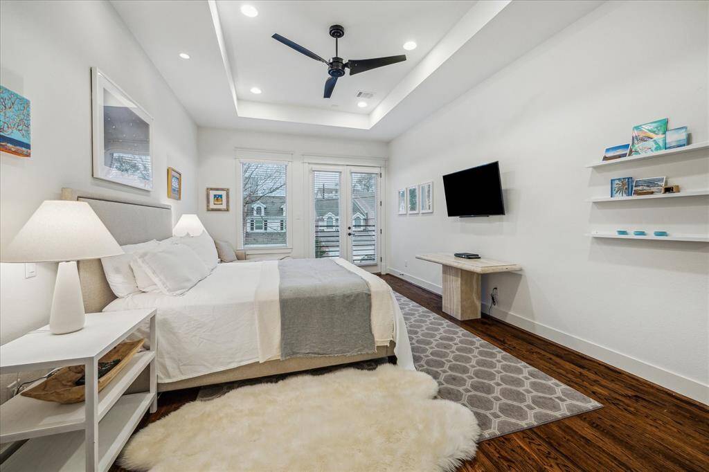 Master Bedroom: Meticulously designed in 2015, this modern home offers peaceful living and conveniences within reach at each level. 2nd floor Master retreat enjoys a full, "wow-worthy" walk-in closet and easy access to 2nd floor guest bedrooms and utility room.