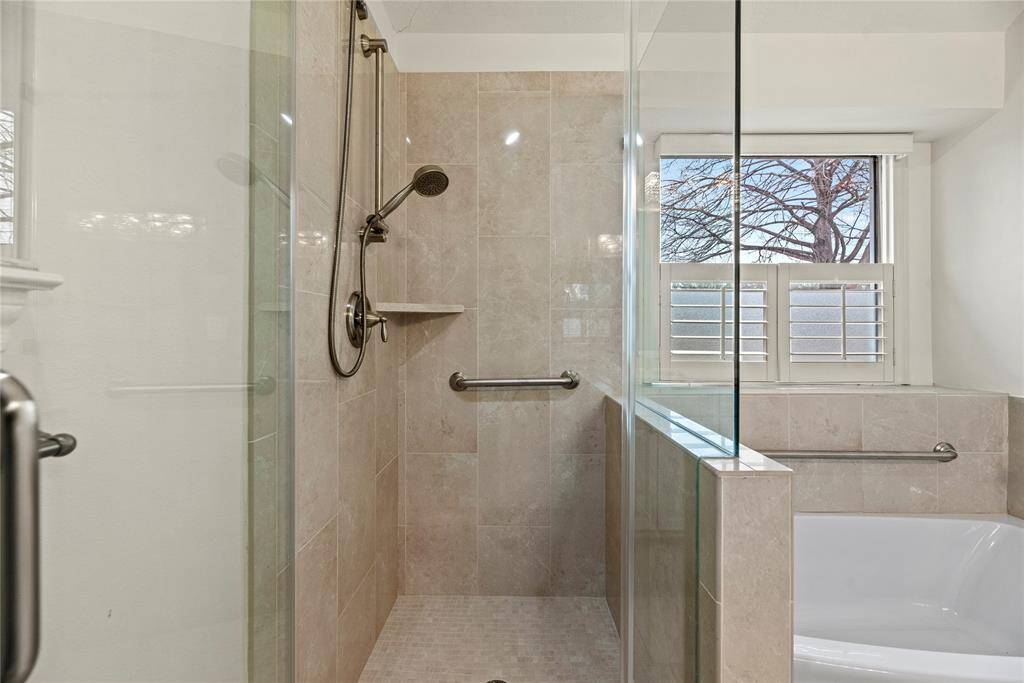 Primary bath stand-alone shower