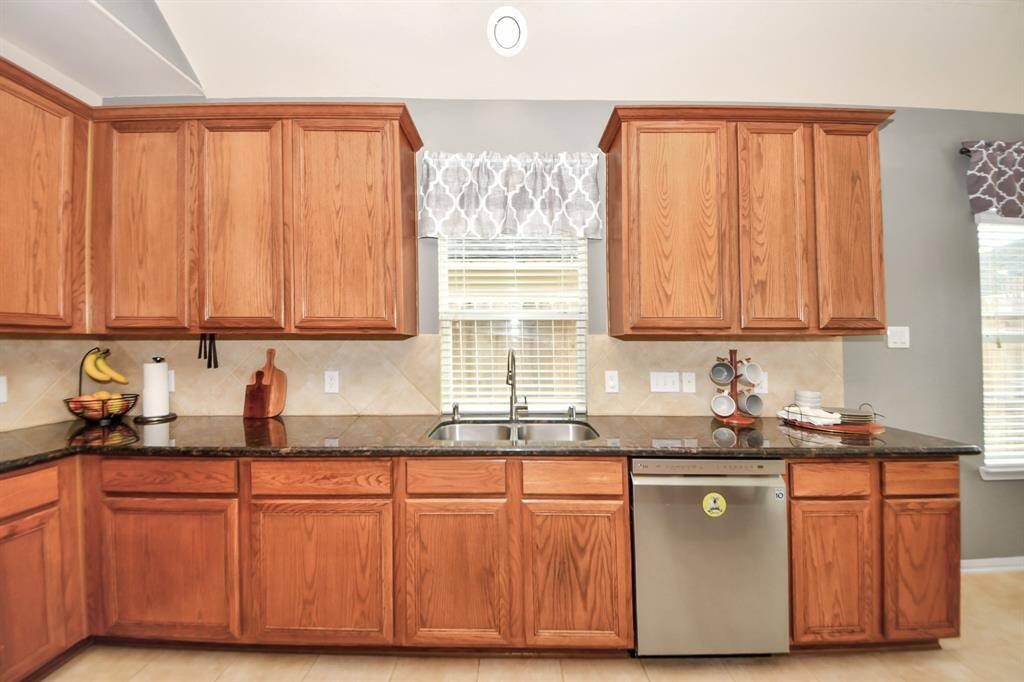 Plenty of cabinets for storage