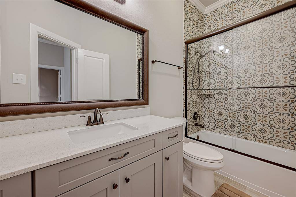 Secondary full bath.
