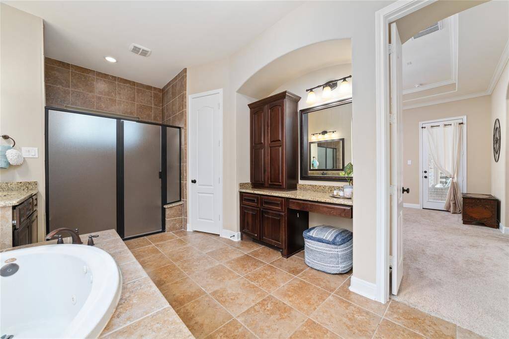 Opposite side of the primary bathroom suite