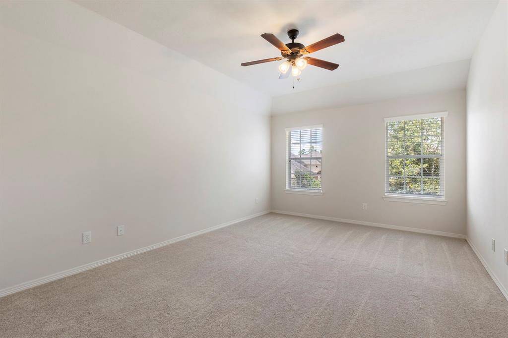 Each oversized bedroom features brand new paint and carpet.