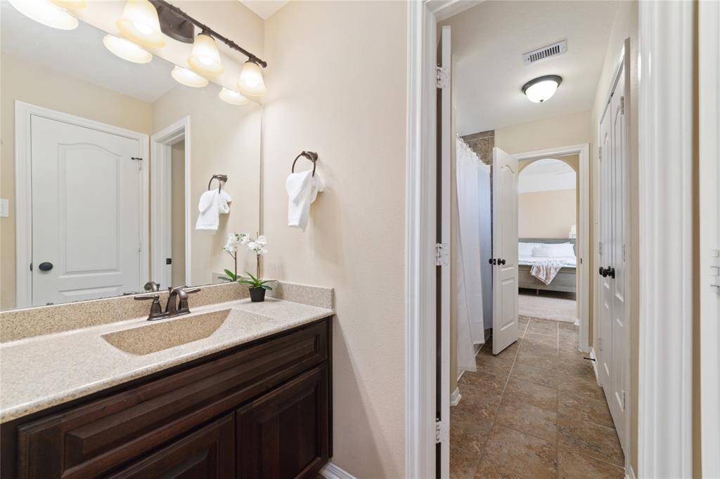 Jack & Jill bathroom shared with two