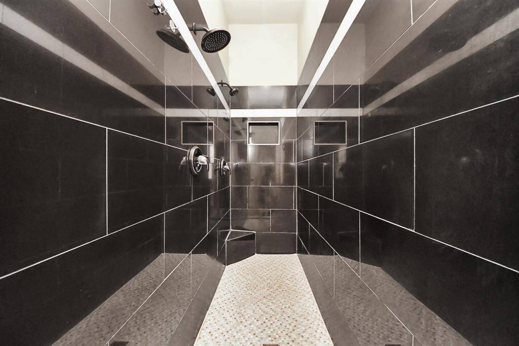 Deep walking shower!  Spa-like!