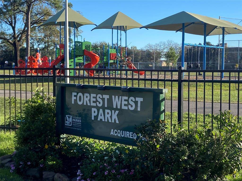 Forest West Park next to Clifton Middle School.