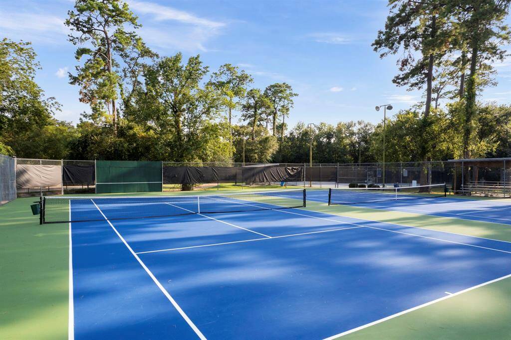 You will find tennis courts, pickleball courts, basketball courts and more.