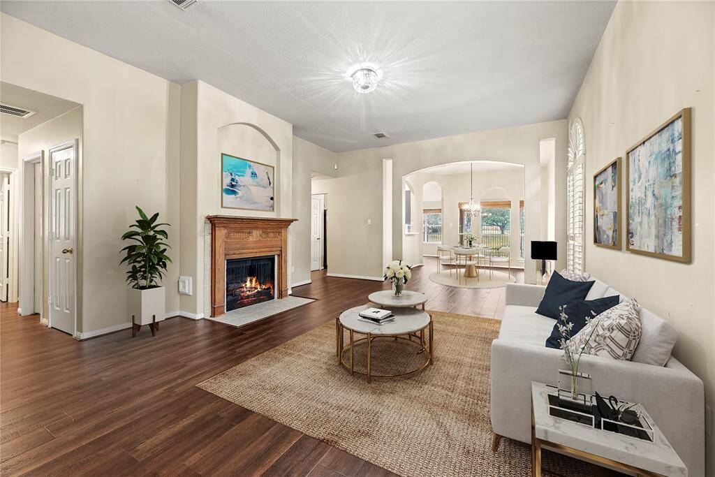 Family Room with Fireplace