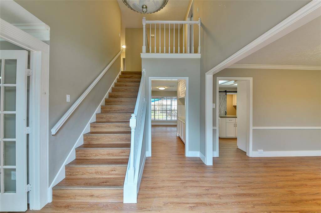 Front entry; all bedrooms upstairs