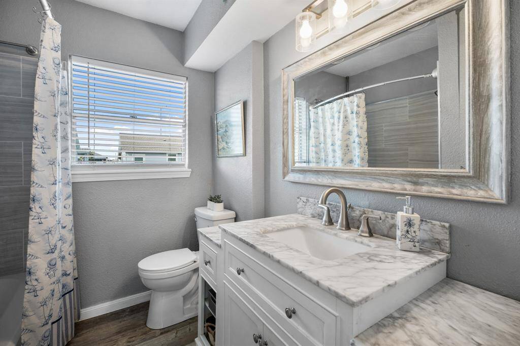Natural lighting can be found in every room.