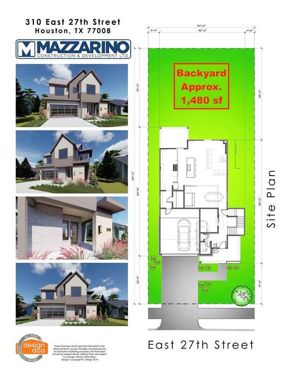 Please be aware that these plans are the property of the architect/builder designer that designed them not DUX Realty, Mazzarino Construction or 310 E 27TH LLC and are protected from reproduction and sharing under copyright law. These drawing are for general information only. Measurements, square footages and features are for illustrative marketing purposes. All information should be independently verified. Plans are subject to change without notification.