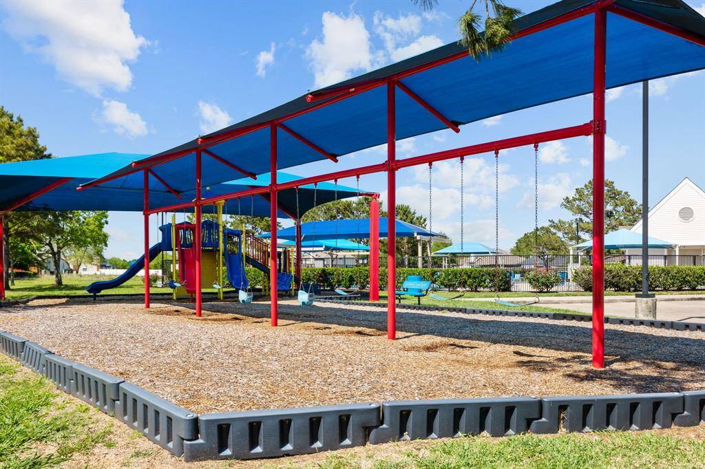 Enjoy family fun this summer at the vibrant neighborhood playground.
