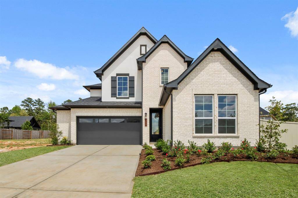 Beautiful Exterior with extended garage