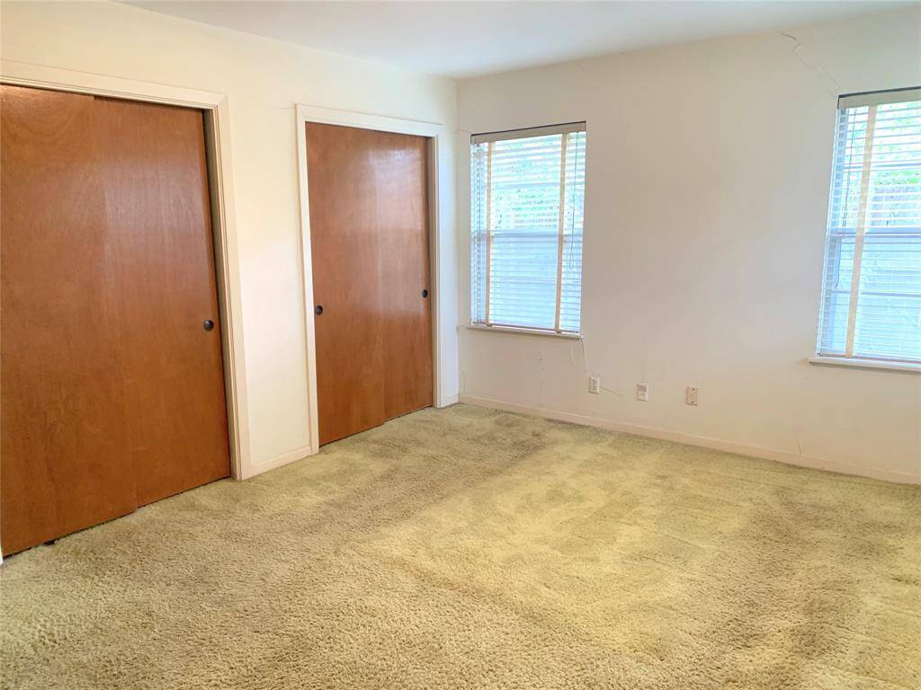 Primary bedroom has 2 closets!
