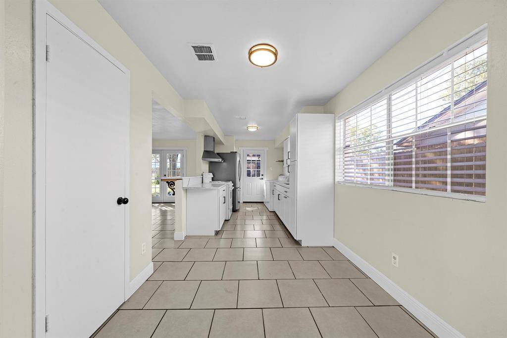Kitchen view from breakfast area.