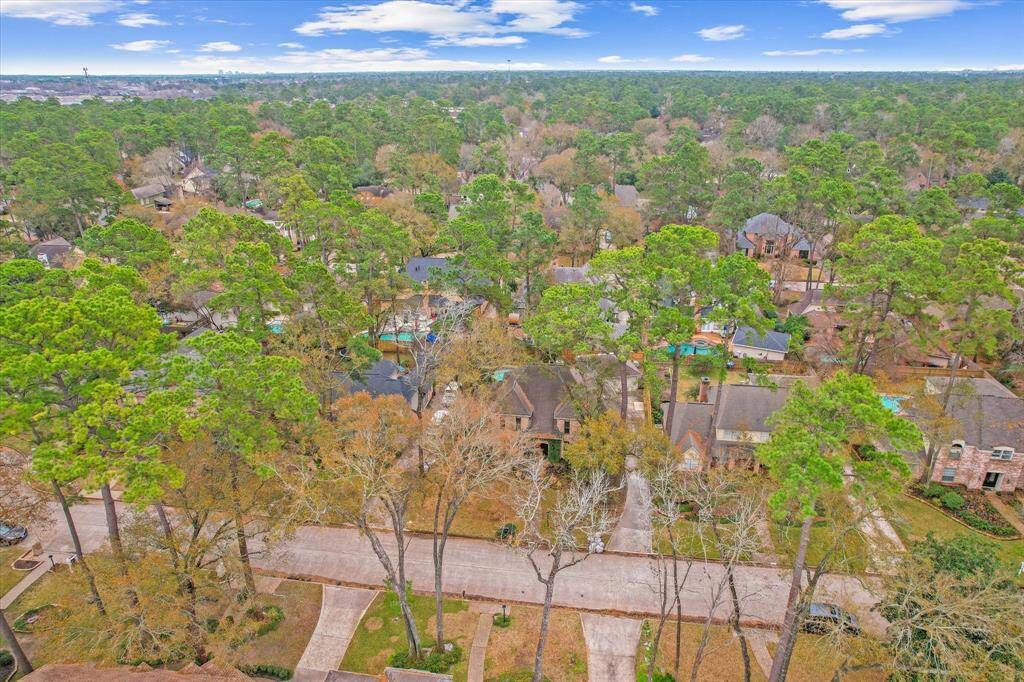 Aerial view of the community