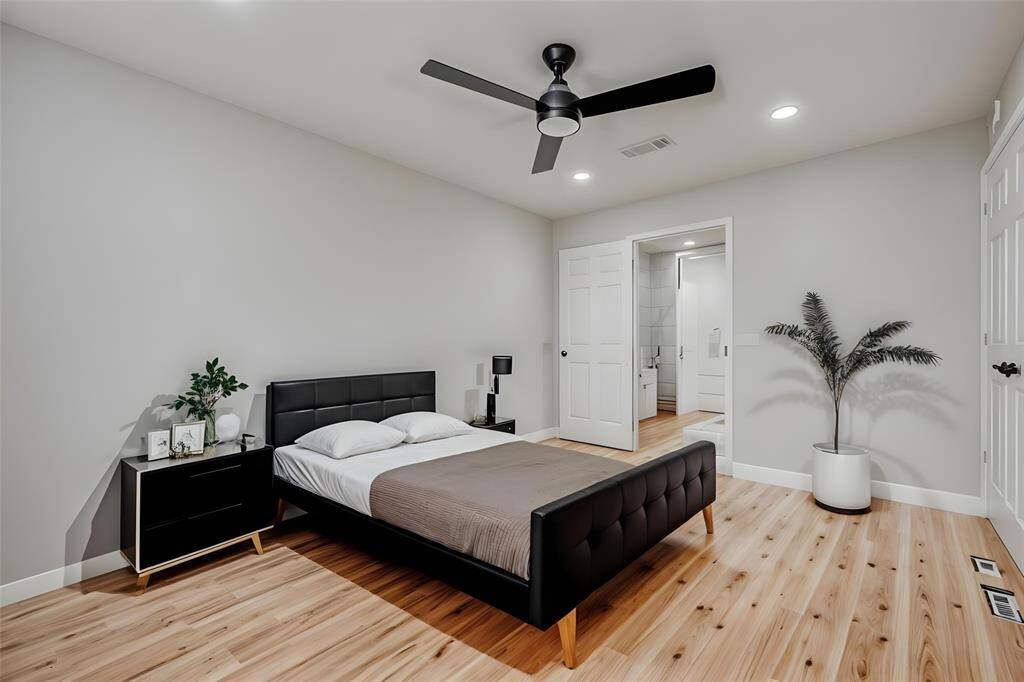 Virtually Staged Primary Bedroom