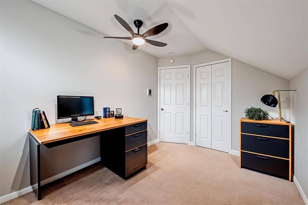 Visually Staged Bedroom to show potential and versatility of the floor plan.
