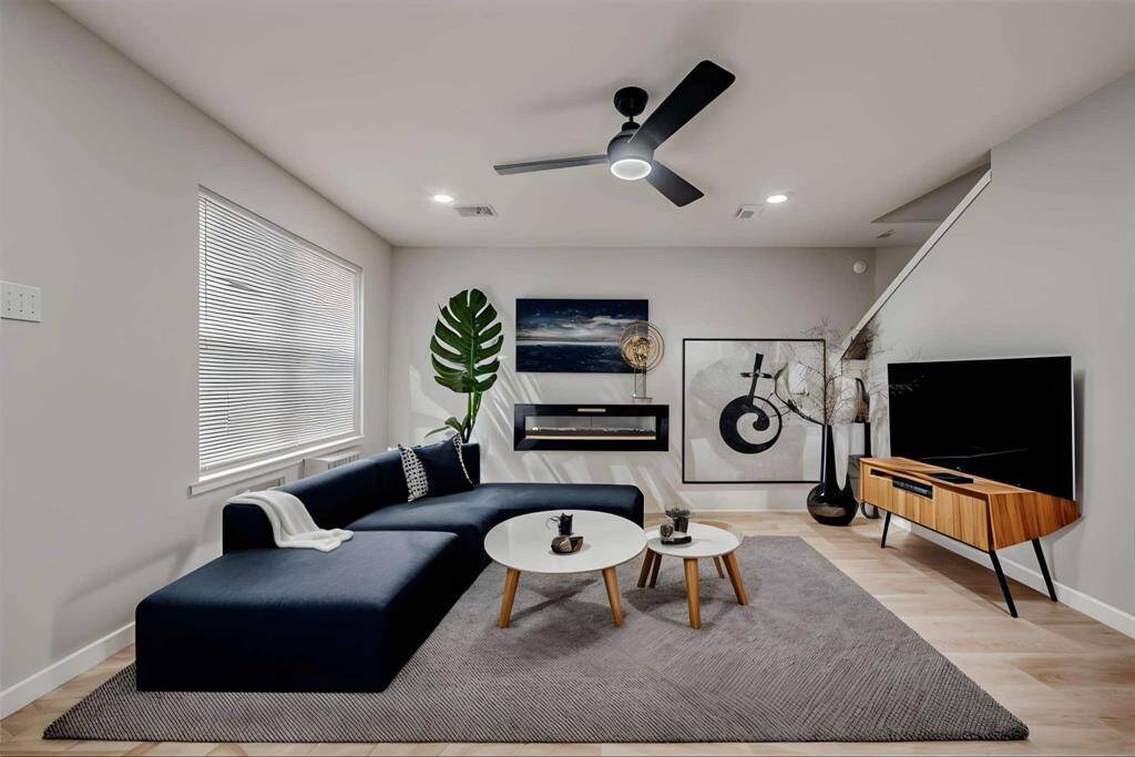 Virtually Staged Living Area