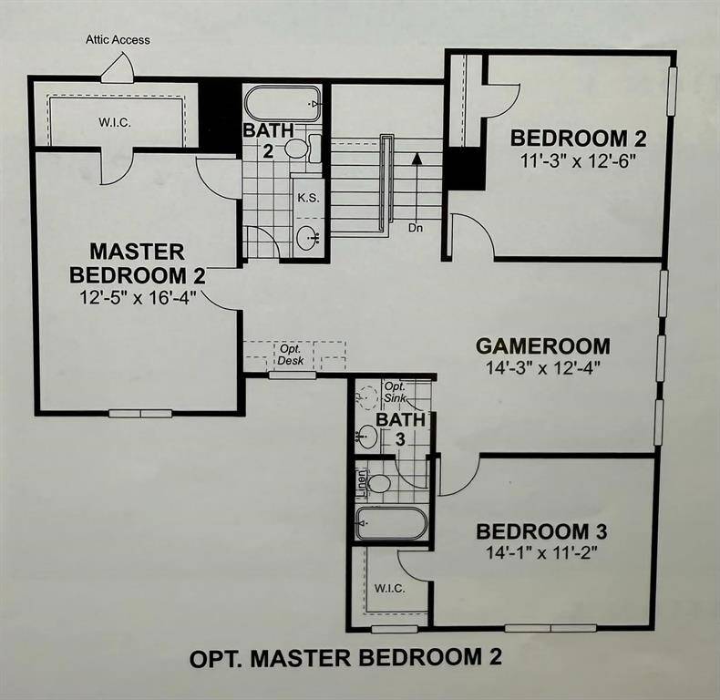Floor Plan - Upstairs