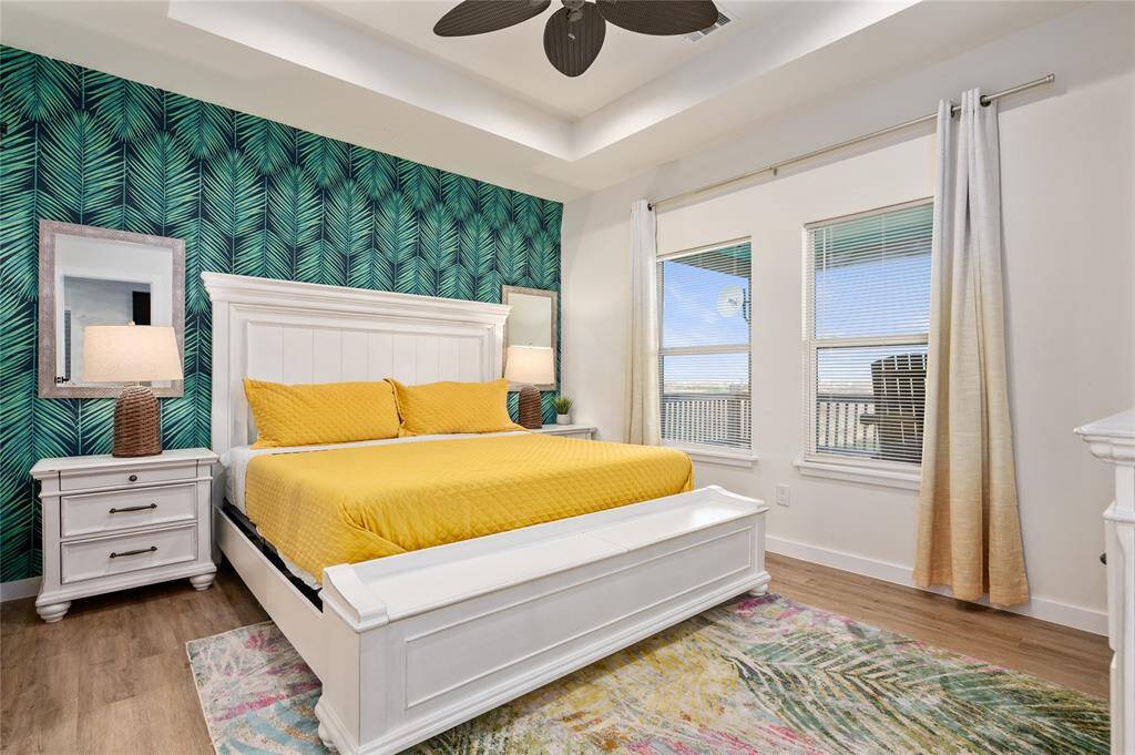 Gorgeously decorated, spacious primary bedroom suite