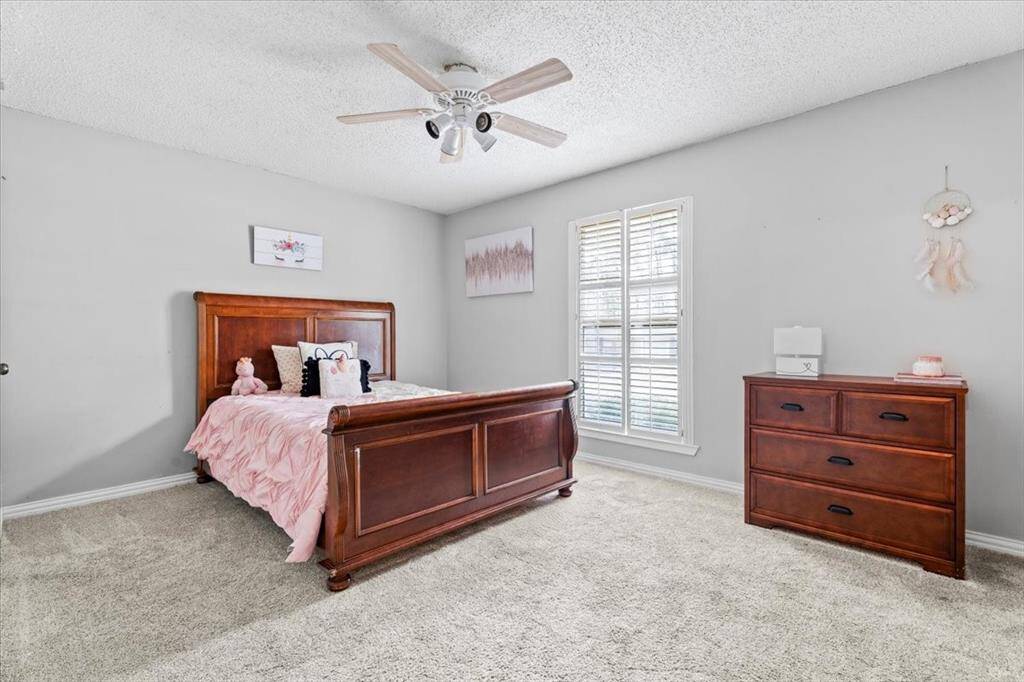 This bedroom is a great size and has a walk in closet.