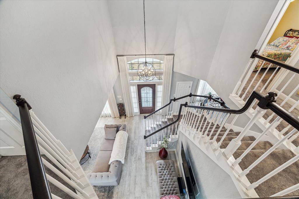High Ceiling Foyer Entrance
